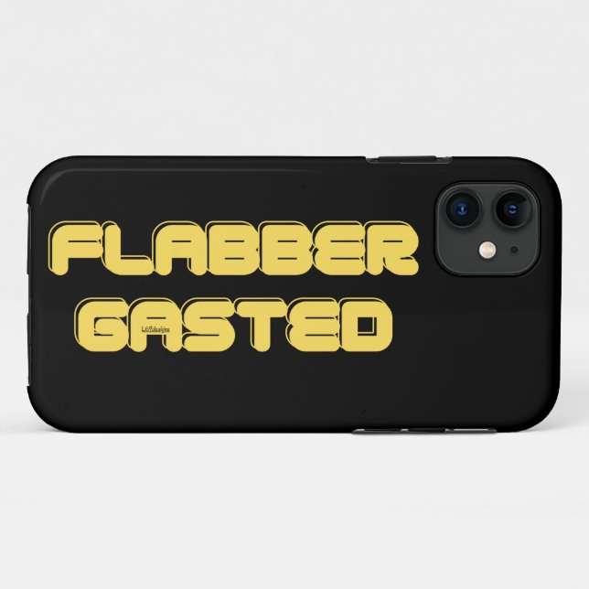 Capa Para iPhone 11 Dama de motivação inspiradora FLABBERGASTE (Verso (horizontal))