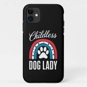 Capa Para iPhone 11 Dama Sem Filhos Voto Eleitoral Cachorro 2024 Arco-