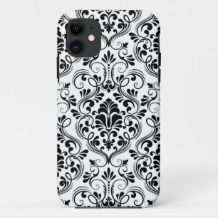 Capa Para iPhone 11 Damask sem costura