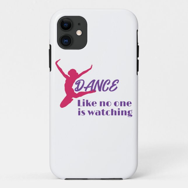 Capa Para iPhone 11 Dança Como Ninguém Está Assistindo (Verso)