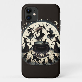 Capa Para iPhone 11 Dança das Bruxas: Encontro da Floresta Encantada