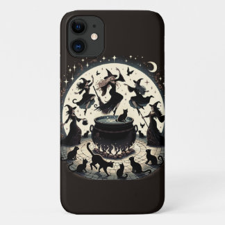 Capa Para iPhone 11 Dança das Bruxas: Encontro da Floresta Encantada