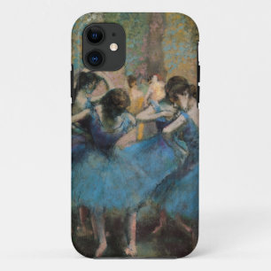 Capa Para iPhone 11 Dançarinos de Edgar Degas no azul, 1890