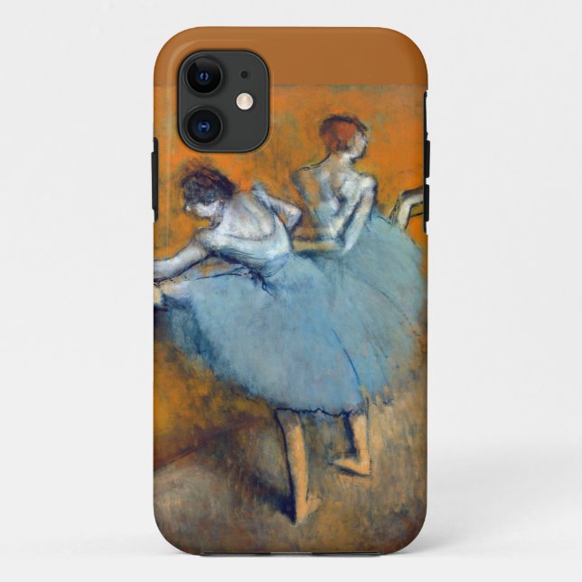 Capa Para iPhone 11 Dançarinos no Barre, Edgar Degas (Verso)