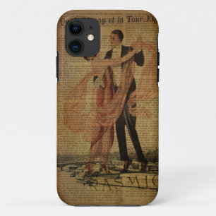 Capa Para iPhone 11 dançarinos românticos do salão de baile da vals