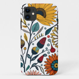 Capa Para iPhone 11 Dazzling Daisy Delight: Uma Moda Floral Favorita