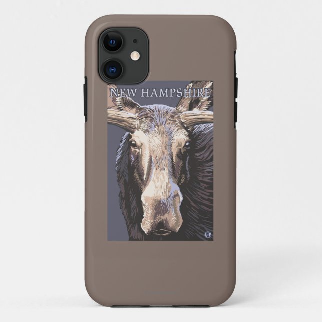 Capa Para iPhone 11 De HampshireMoose fim novo acima (Verso)