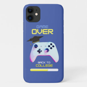 Capa Para iPhone 11 de volta ao brilho azul-amarelo da faculdade