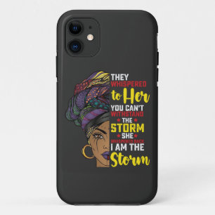 Capa Para iPhone 11 Décima Junta Sou A Tempestade Melanin Black Girl