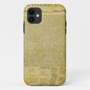 Capa Para iPhone 11 Declaração do caso do iPhone 5 da independência