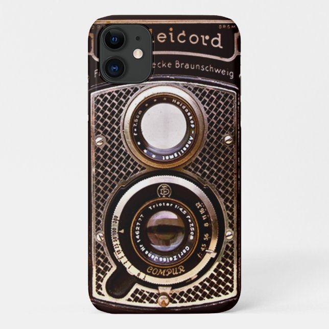 Capa Para iPhone 11 Deco de rolo de câmara de vídeo (Verso)
