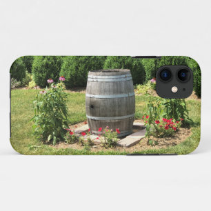 Capa Para iPhone 11 Decoração do Jardim de Barril do Vinho, Chateau Mo