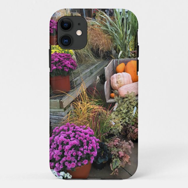 Capa Para iPhone 11 Decoração do outono (Verso)