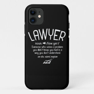 Capa Para iPhone 11 Definição de Advogado Funny