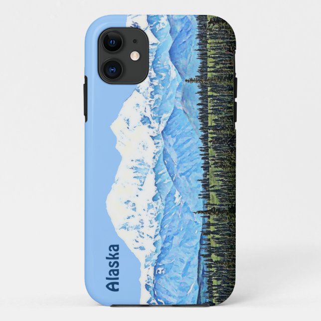 Capa Para iPhone 11 Denali (Monte McKinley) (Verso)