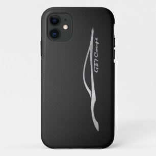 Capa Para iPhone 11 DES Coupé-G37 do Silber-Silhueta-Logotipo