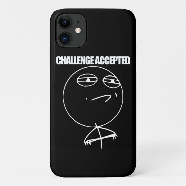 Capa Para iPhone 11 Desafio aceitado (Verso)