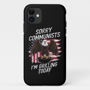 Capa Para iPhone 11 Desculpem Comunistas Engraçados Estou Grelhando Ho