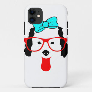 Capa Para iPhone 11 Desenho Da Cabeça De Cachorro Engraçado