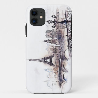 Capa Para iPhone 11 Desenho de Paris