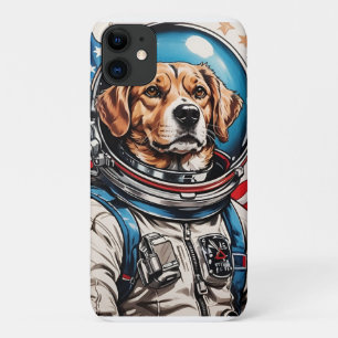 Capa Para iPhone 11 Desenho Tradicional de Cão Americano