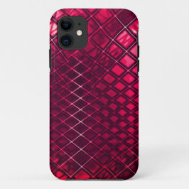 Capa Para iPhone 11 Desenho vermelho esboçado de uma juta curvada