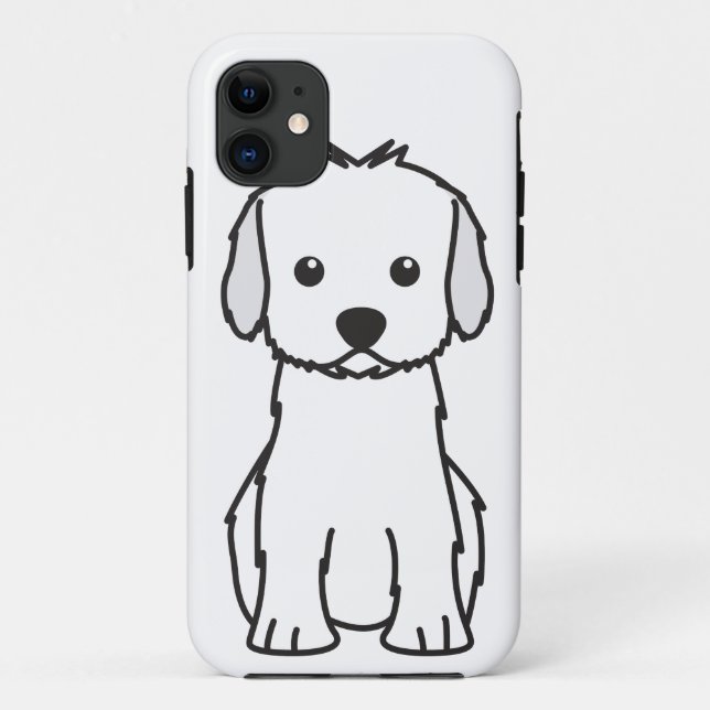 Capa Para iPhone 11 Desenhos animados do cão de Cockapoo (Verso)