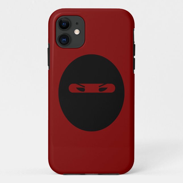 Capa Para iPhone 11 Desenhos animados Ninja (Verso)