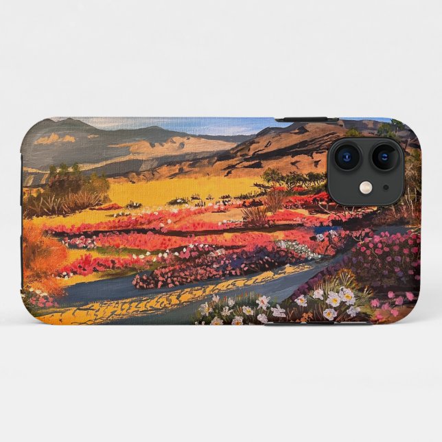 Capa Para iPhone 11 Desert Bloom, por Gary Poling (Verso (horizontal))