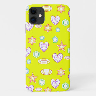 Capa Para iPhone 11 Design amarelo simples