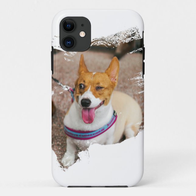 Capa Para iPhone 11 Design bonito de cães (Verso)