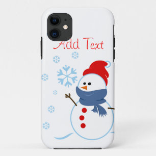 Capa Para iPhone 11 Design bonito do boneco de neve