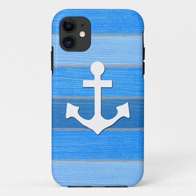 Capa Para iPhone 11 Design com tema náutico (Verso)