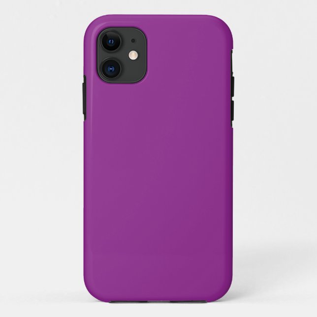 Capa Para iPhone 11 Design com um espantoso fundo roxo e branco (Verso)