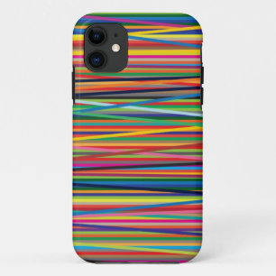 Capa Para iPhone 11 design de abstrato coloridas