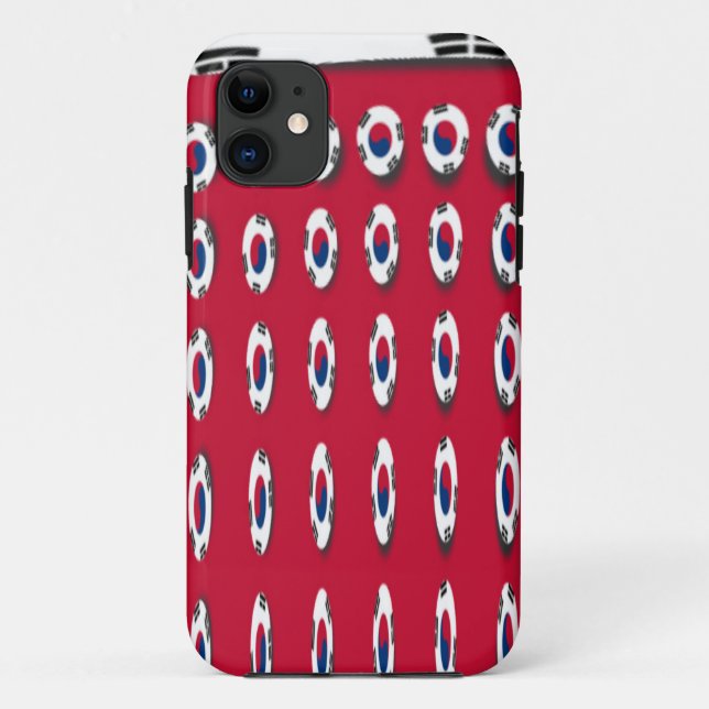 Capa Para iPhone 11 Design de Arte com Sinalizador de Bolinhas da Core (Verso)