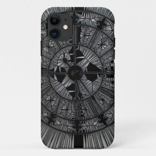 Capa Para iPhone 11 Design de arte negra
