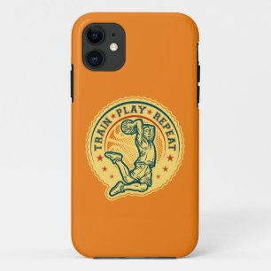 Capa Para iPhone 11 Design de basquetebol Slam Dunk Vintage