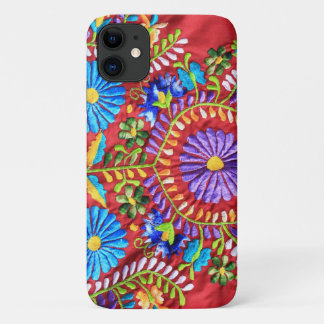 Capa Para iPhone 11 design de bordados mexicanos