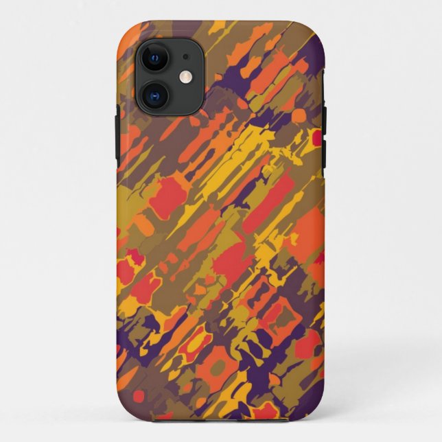 Capa Para iPhone 11 Design de espadilha - violeta de oliveira (Verso)