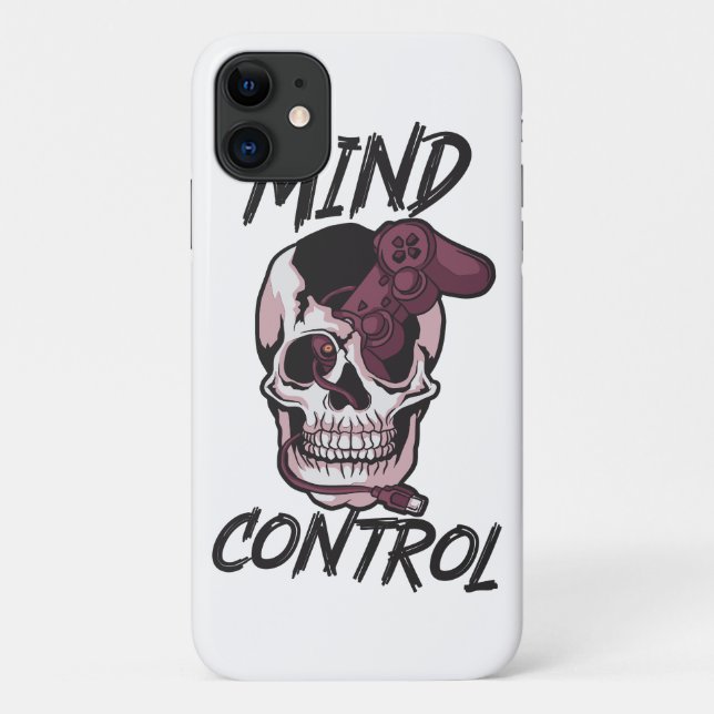 Capa Para iPhone 11 Design de jogos de controle da mente (Verso)