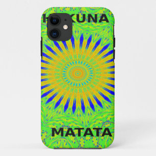 Capa Para iPhone 11 Design de Motif Africano em Impressão de Arte Verd