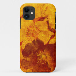 Capa Para iPhone 11 design de padrão asiático floral único e legal