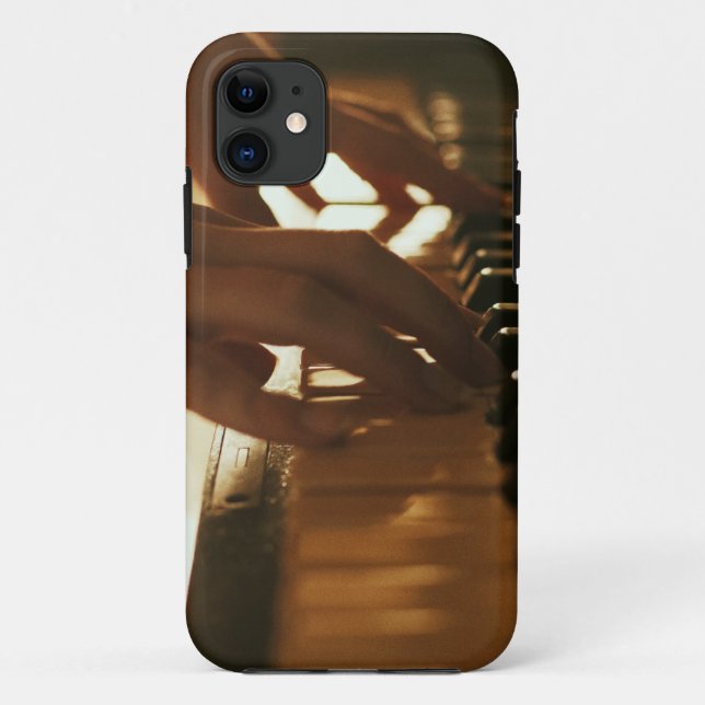 Capa Para iPhone 11 Design de Piano Incrível (Verso)
