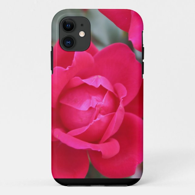 Capa Para iPhone 11 design de rosa vermelha de de gabinete iPhone / iP (Verso)