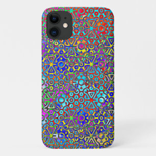 Capa Para iPhone 11 Design de vidro colorido