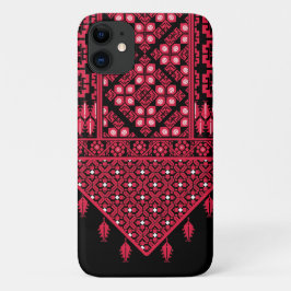 Capa Para iPhone 11 Design do bordado palestino Tatreez impresso