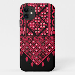 Capa Para iPhone 11 Design do bordado palestino Tatreez impresso
