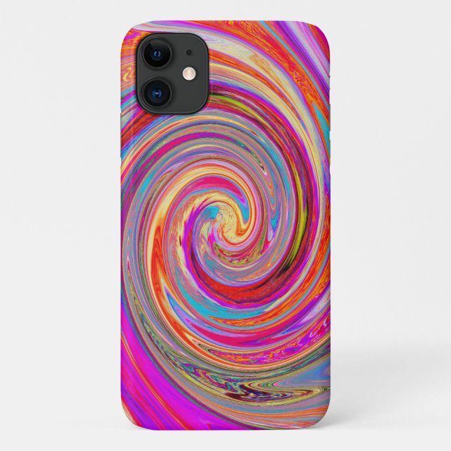 Capa Para iPhone 11 Design do dispositivo retrorreflector do arco-íris (Verso)