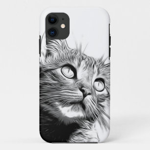 Capa Para iPhone 11 Design do Gatinho legal